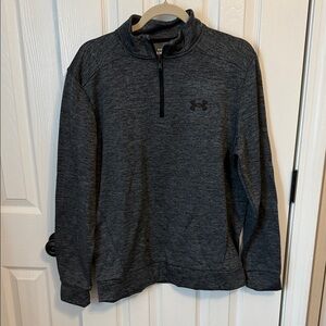 Under Armour Men's Charcoal Zip-Up Sweater
